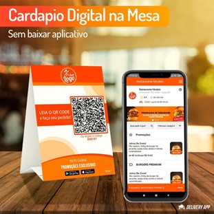 Cardápio digital na mesa com Pagamento online!